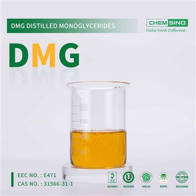 Elintarvikeemulgaattorit Tislatut monoglyseridit DMG Liquid CAS-nro 26545-74-4