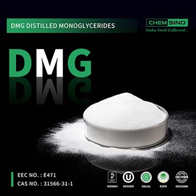 Elintarviketeollisuuden tislattu monoglyseridi, korkea jodiarvo, CAS-nro 31566-31-1