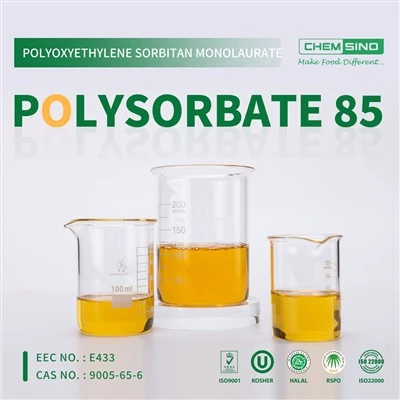 Optimaalisten öljy-/vesiemulsioiden saavuttaminen polysorbaatti 85 CAS NO:lla.9005-70-3