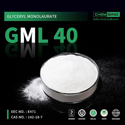 Turvallinen Glycerol Mono Laurate E471 emulgointiaine