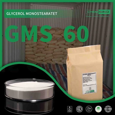 Elintarvikelisäaineet CAS-nro.{0}} Glyserolimonostearaatti GMS 60 -jauhe