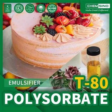 Polysorbaatti 80 E433 Kosmetiikassa myytävänä