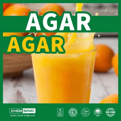 Elintarvikkeiden sakeuttamis- ja stabilointiagar-agar myytävänä